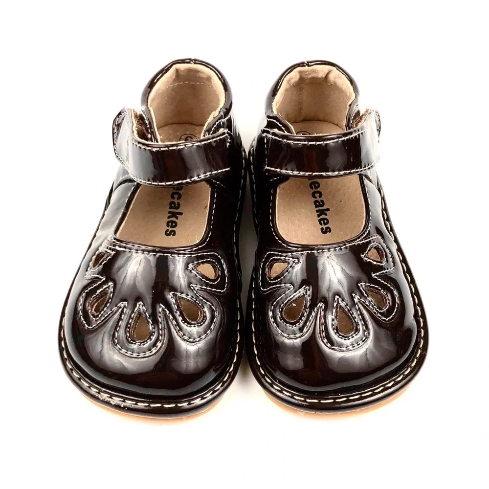 Laniecakes Girls Brown Patent Leather Mary Janes 6